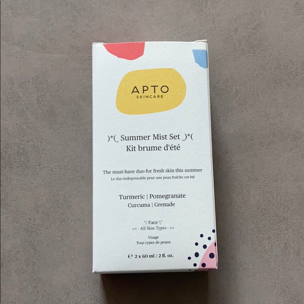 🆕 NEW IN THE BOX! Apto Summer Mist Set